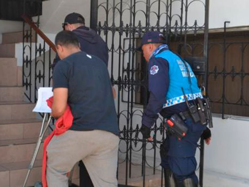 Aprehensión de ciudadano acusado de agredir a un funcionario municipal